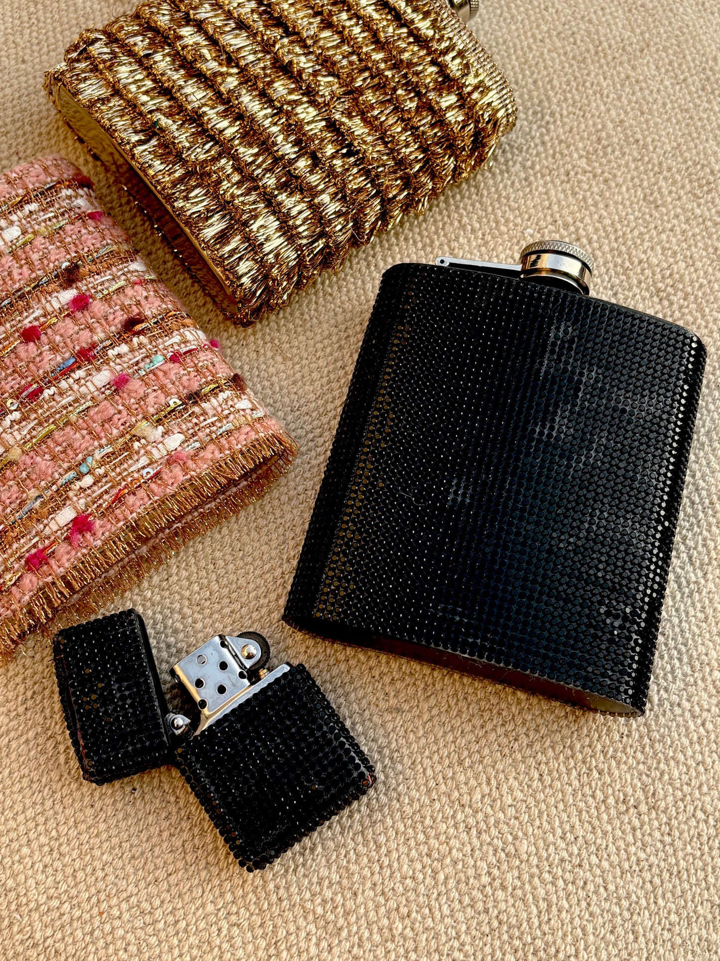 Classy Black Hip Flask