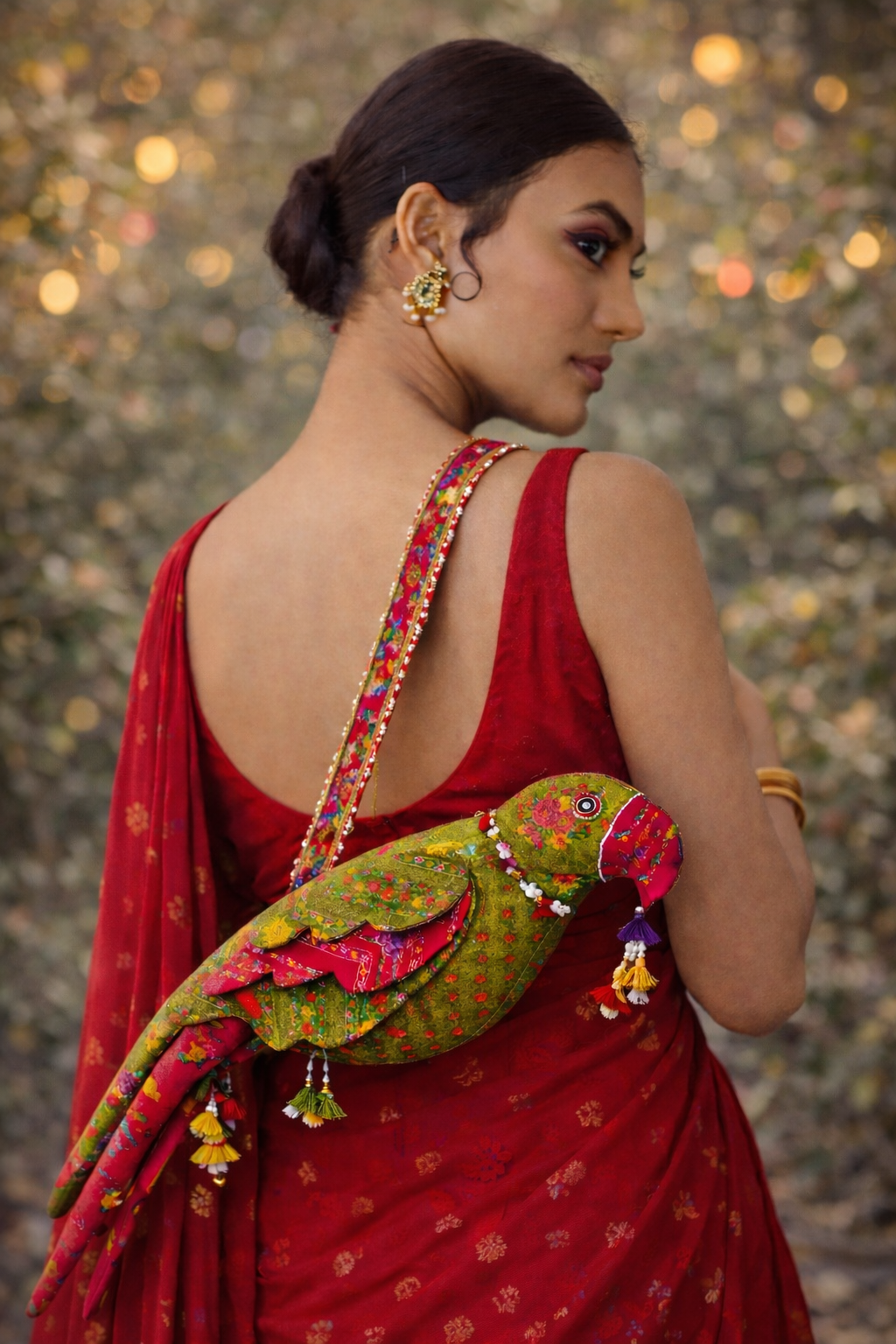 Sunehri Tota – The Heirloom Parrot Bag