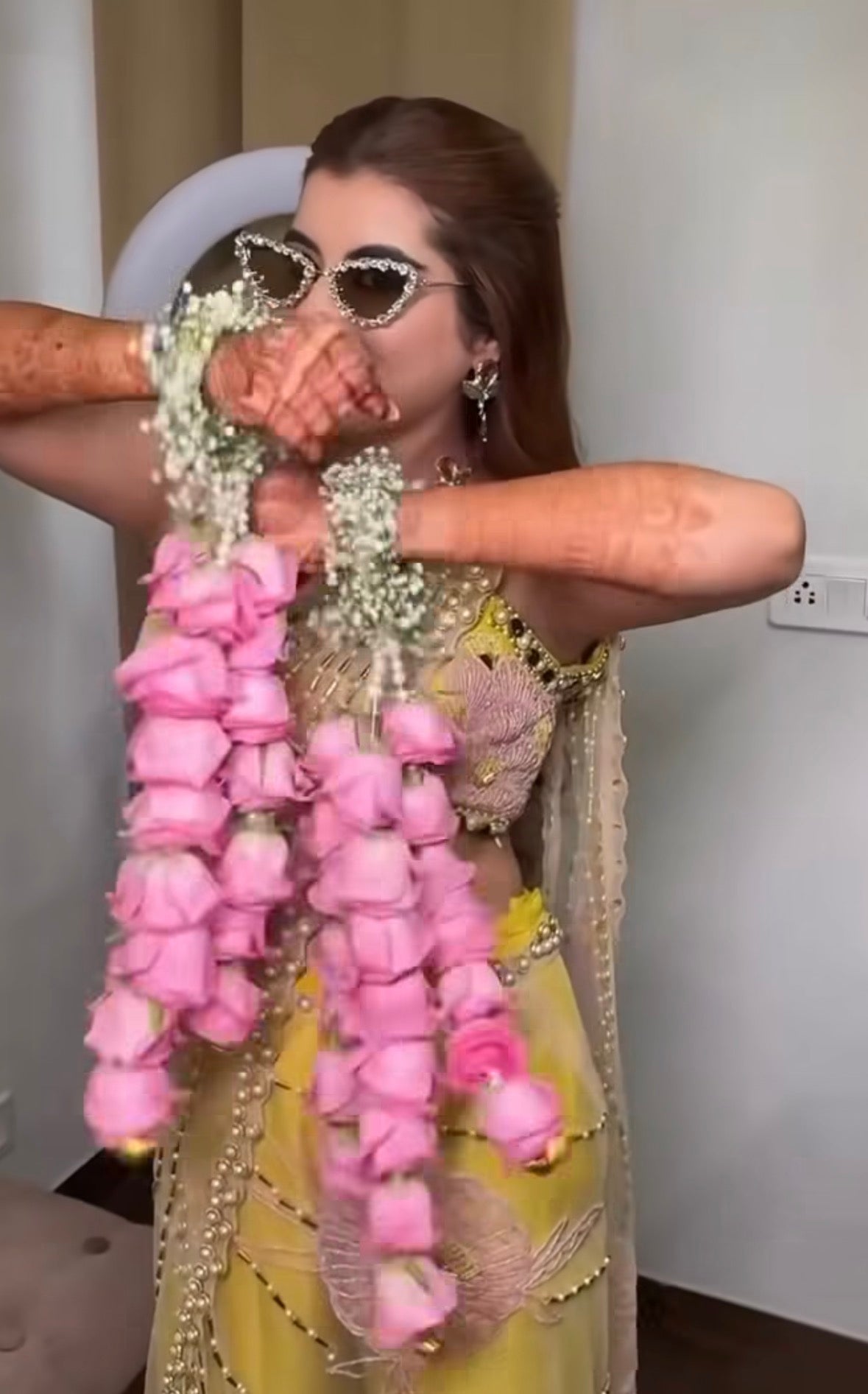 Artificial Mogra Kaleera with roses