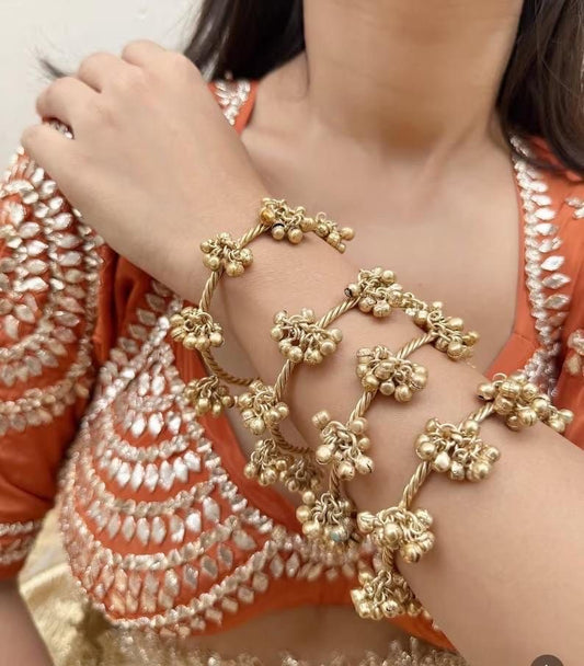 Handcrafted Ghungroo Bangle – Timeless Elegance with a Luxe Indian Touch