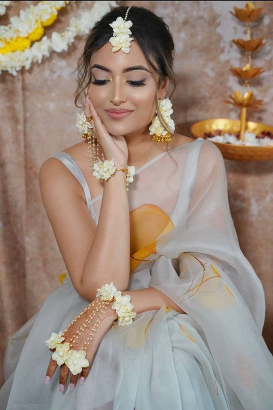 Artificial mogra earings