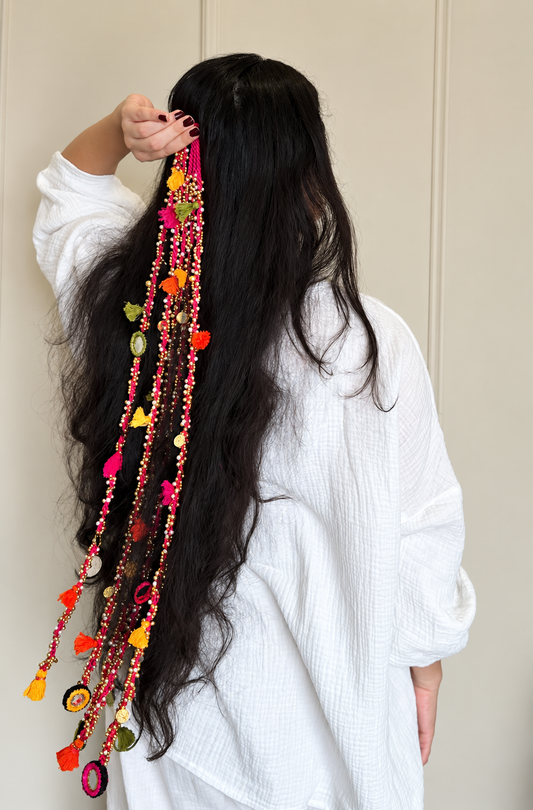Rashmika Mandanna's inspired Hair accessories - Pink