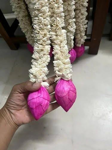Artificial Gazra with lotus for Hairs