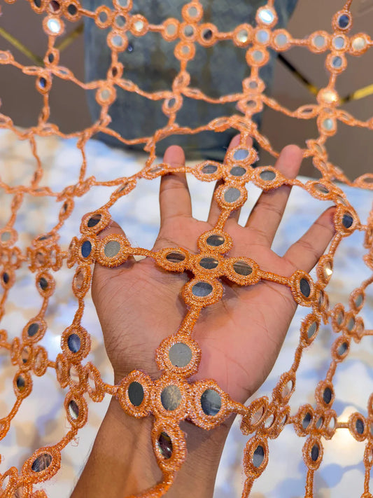 Mirror Poshida Veil - Peach