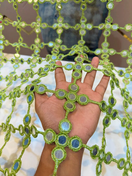 Mirror Poshida Veil - Olive Green