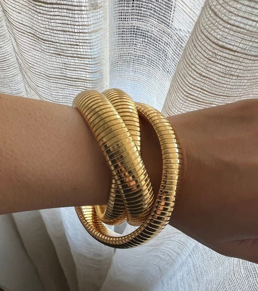 Twinkling snake chain bracelet