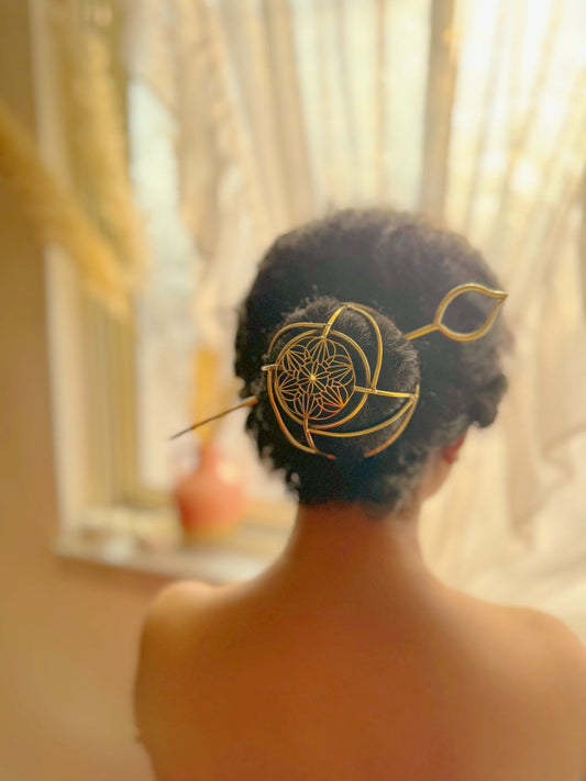 Bohemian Hair cage Bun