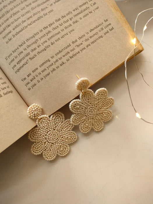 Floral Bliss Hand beaded earrings