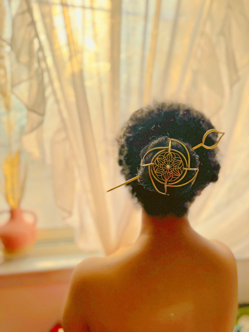 Bohemian Hair cage Bun